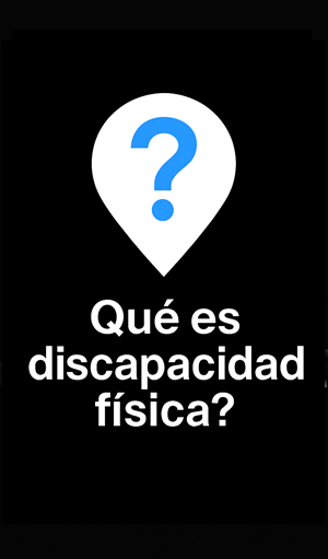 Información sobre discapacidad física